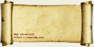 Jasmina Atanacković vizit kartica